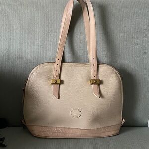 Vintage Dooney and Bourke Beige Shoulder Bag